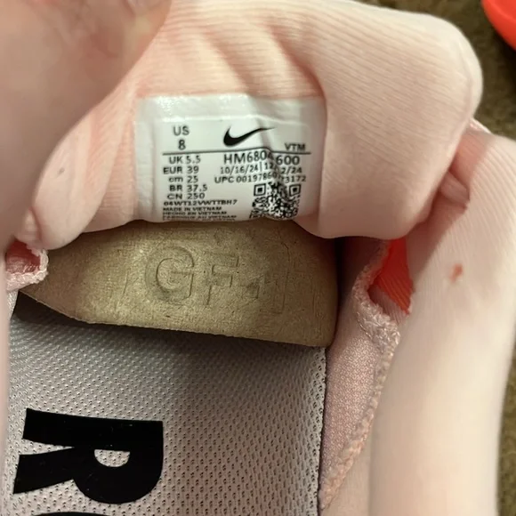 Peach and orange Nike zoom x - Picture 6 of 6